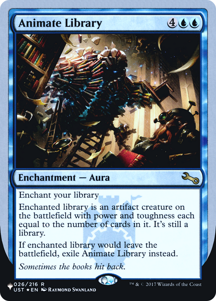 Animate Library (011) Foil - The List (Unfinity Foil Edition)