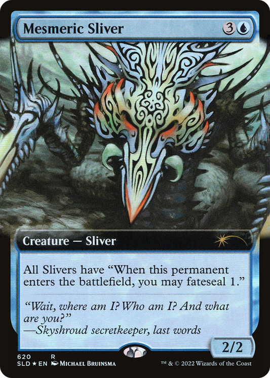 Mesmeric Sliver (Extended Art) (620) Foil - Secret Lair Drop