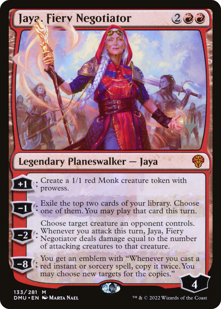 Jaya, Fiery Negotiator (133p) - Dominaria United Promos