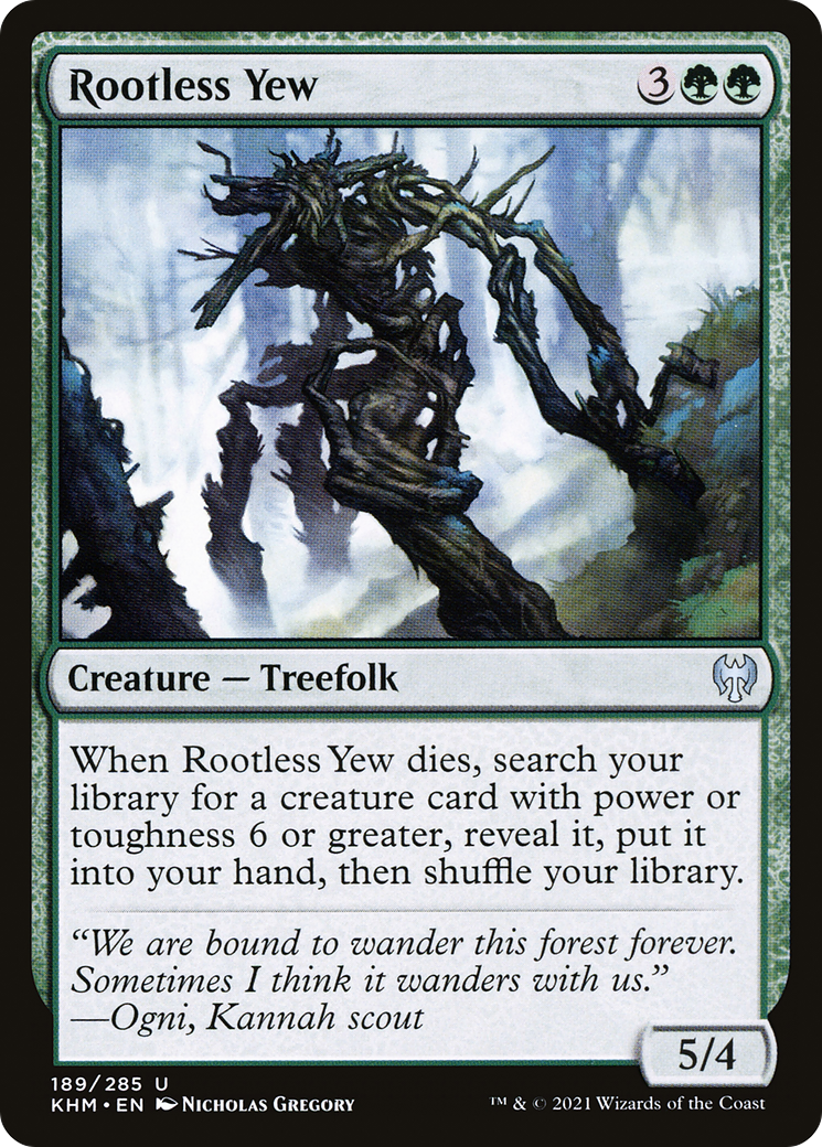 Rootless Yew (189) Foil - Kaldheim