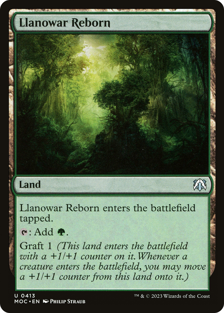 Llanowar Reborn (413) - March of the Machine Commander