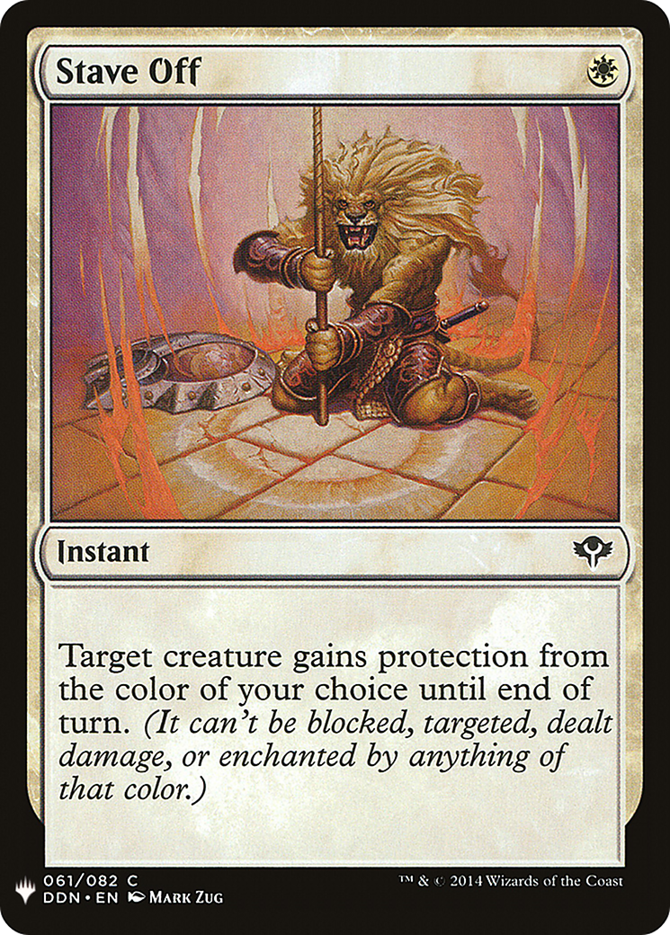 Stave Off (DDN-61) - The List