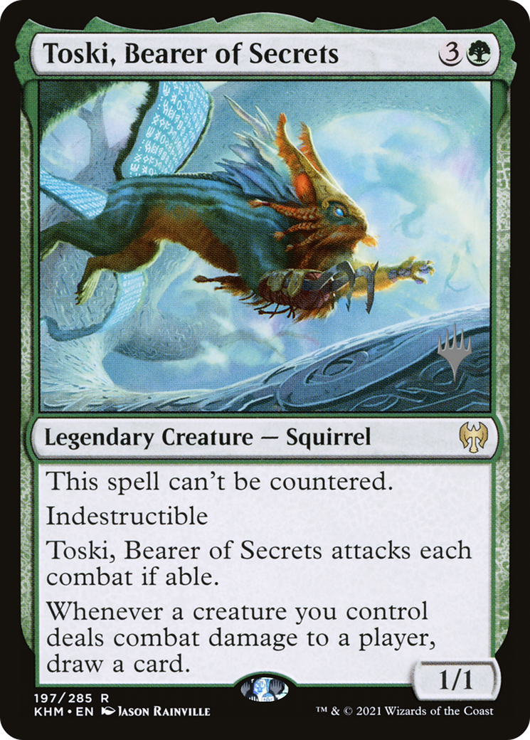Toski, Bearer of Secrets (197) Foil - Kaldheim Promos