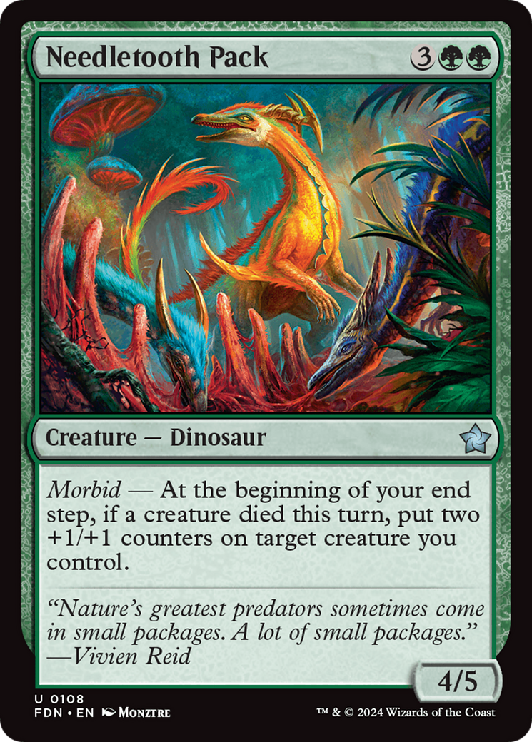 Needletooth Pack (108) Foil - Foundations