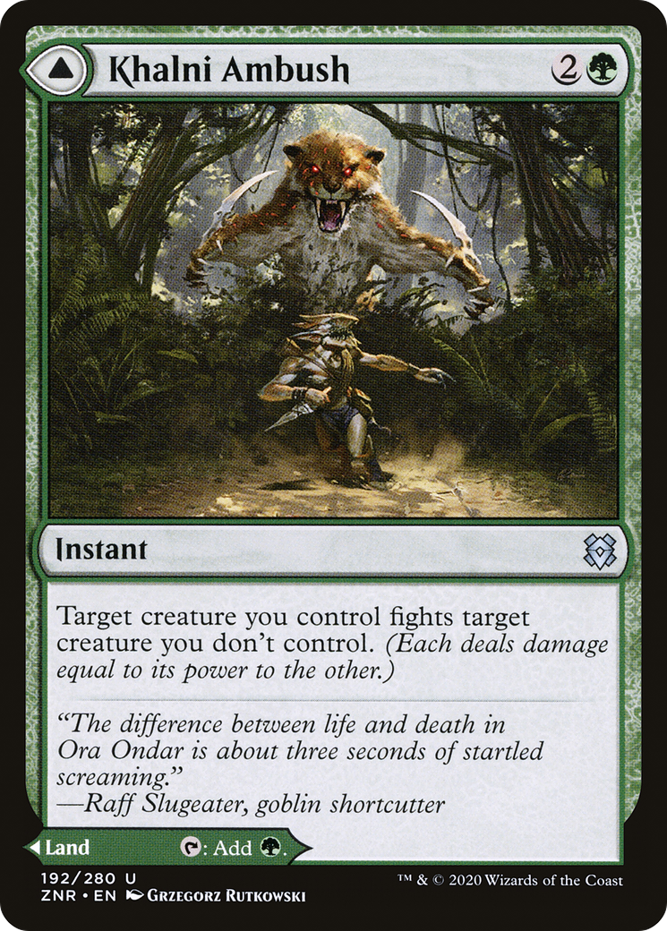 Khalni Ambush (192) - Zendikar Rising