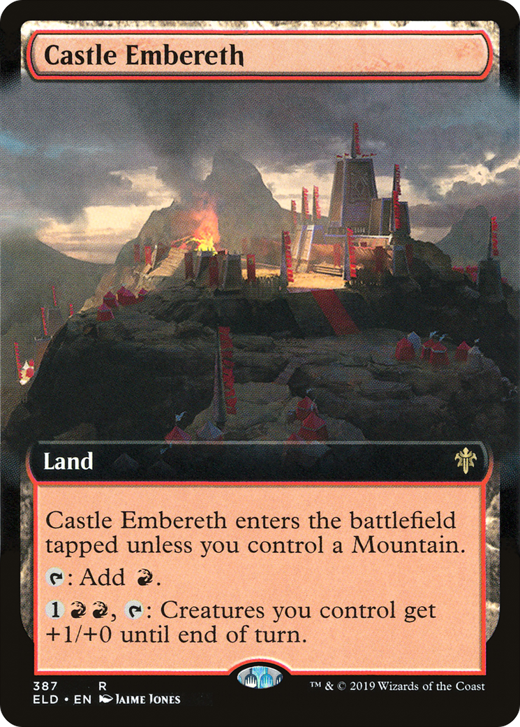 Castle Embereth (Extended Art) (387) Foil - Throne of Eldraine