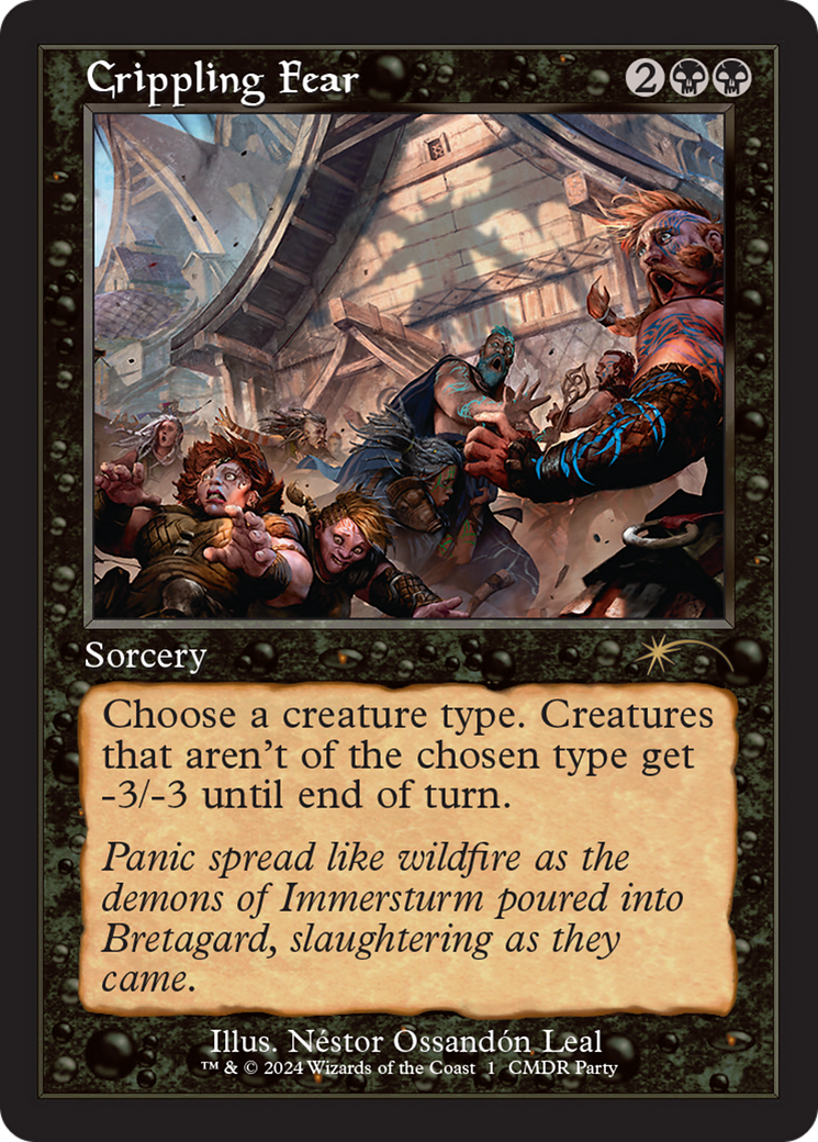 Crippling Fear (Retro) (017) Foil - Wizards Play Network 2024