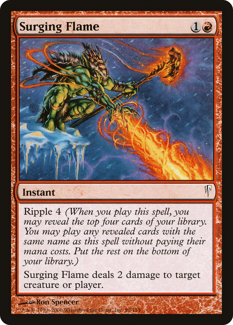 Surging Flame (099) Foil - Coldsnap