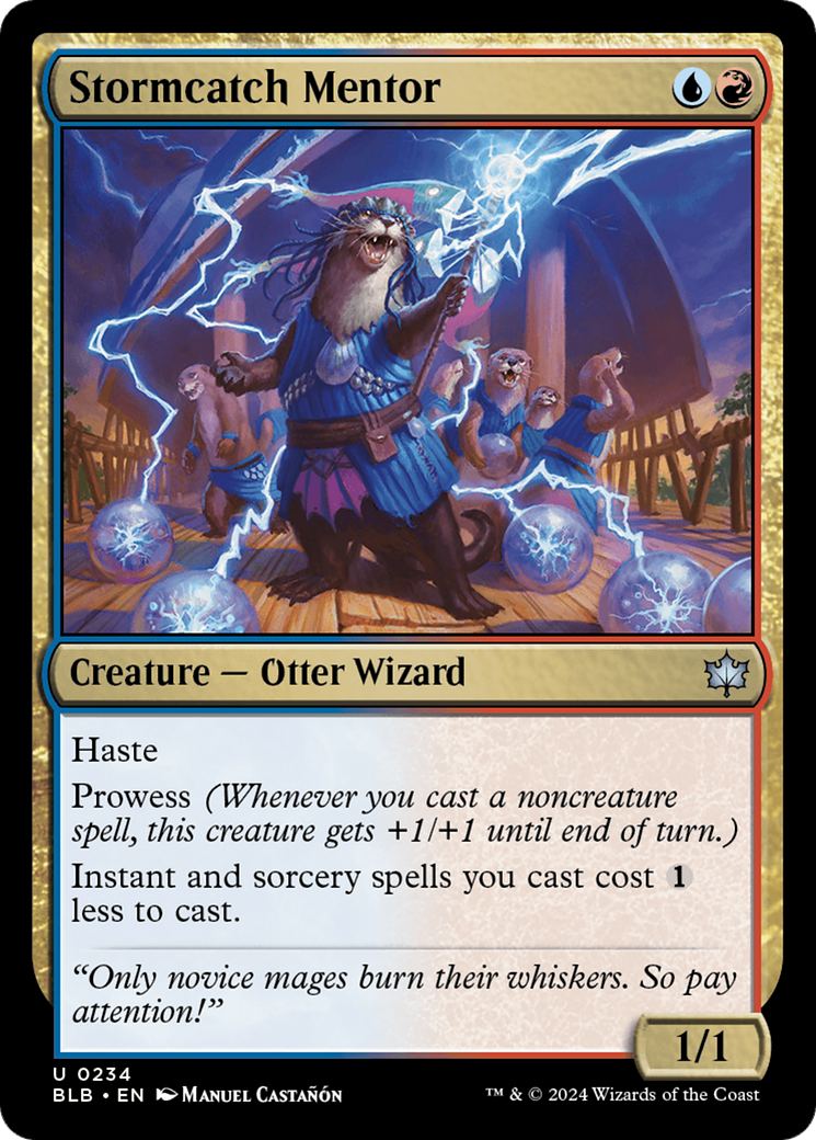 Stormcatch Mentor (234) Foil - Bloomburrow