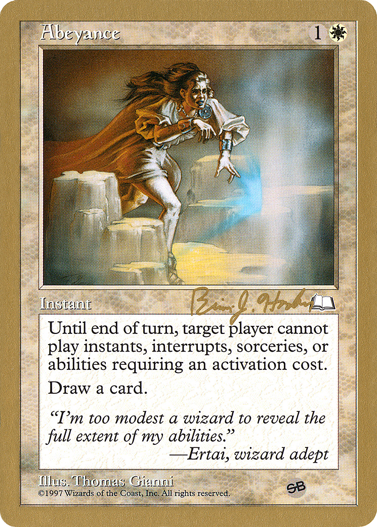 Abeyance (Retro) (bh1sb) - World Championship Decks 1998