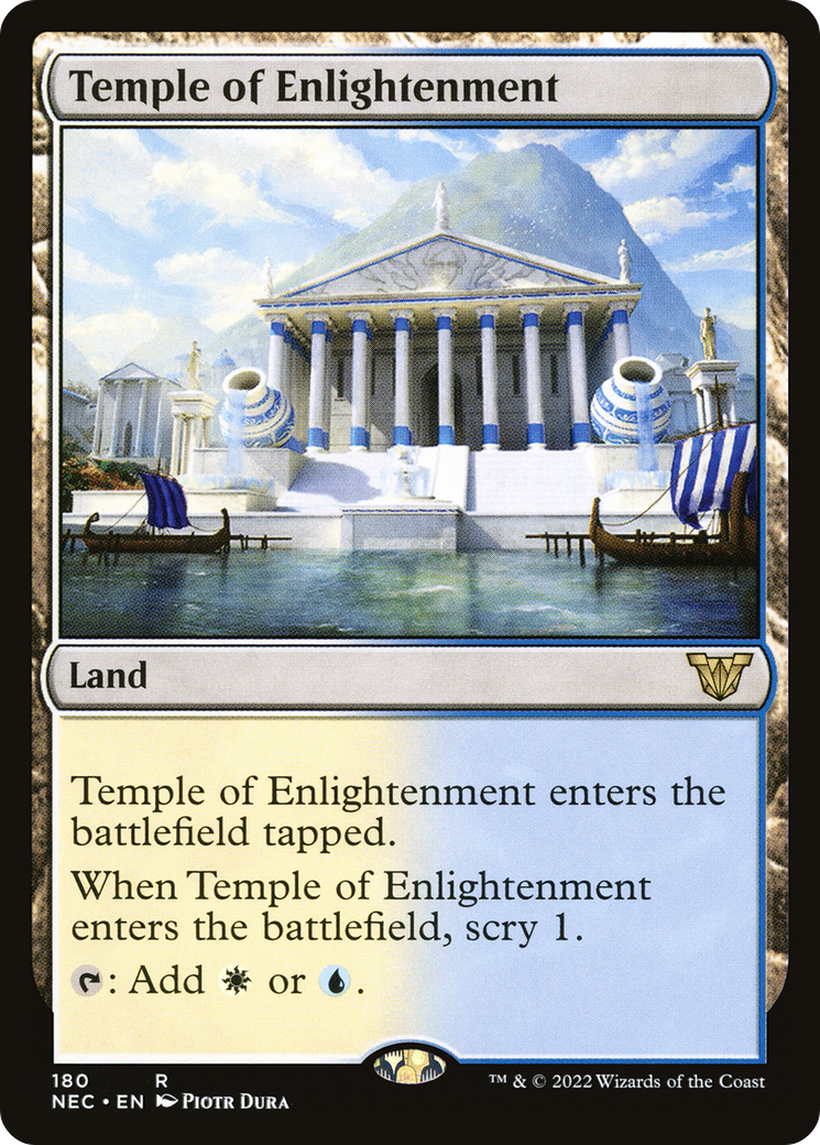 Temple of Enlightenment (180) - Neon Dynasty Commander