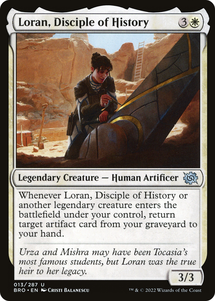 Loran, Disciple of History (013) Foil - The Brothers' War