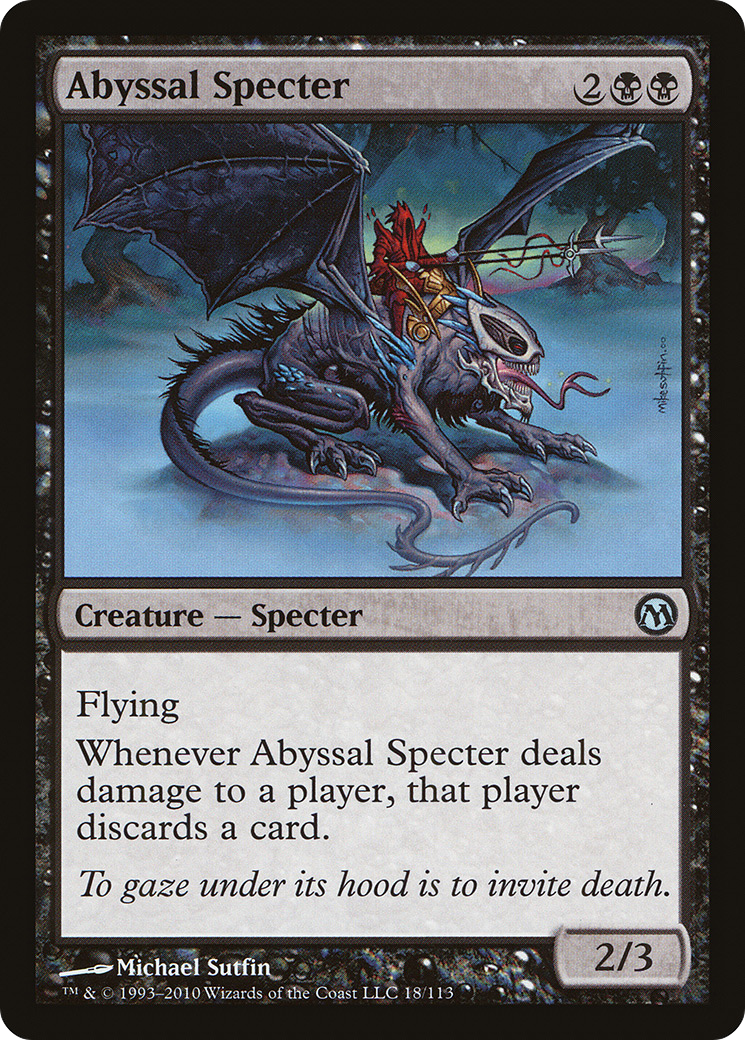 Abyssal Specter (018) - Duels of the Planeswalkers