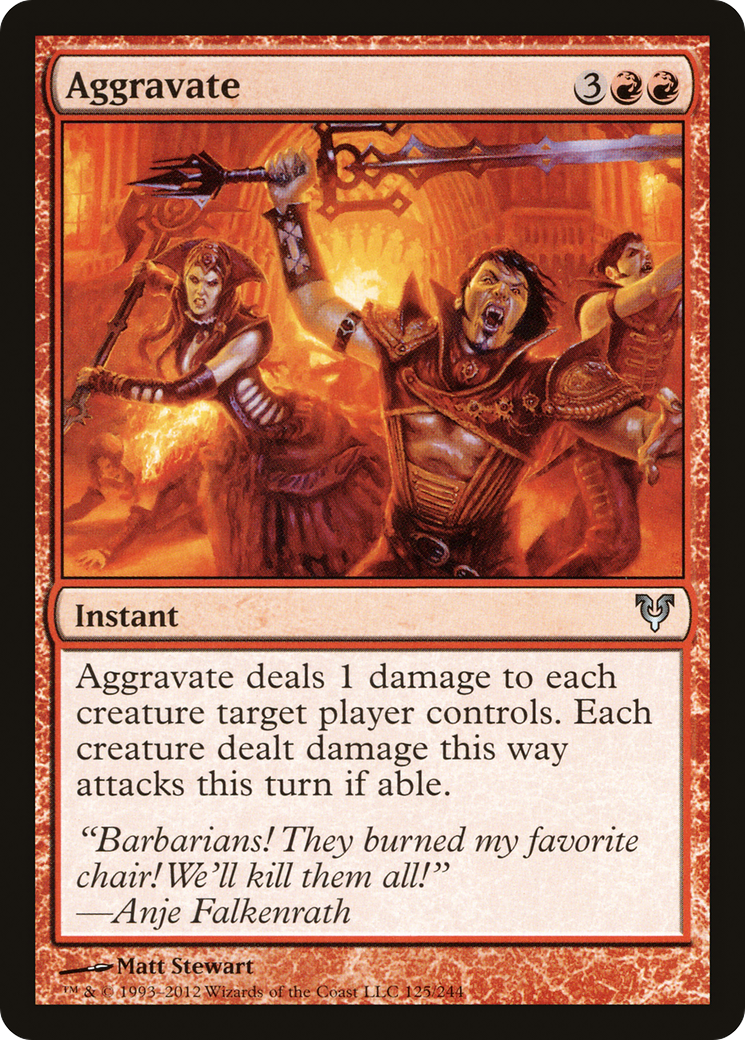 Aggravate (125) - Avacyn Restored
