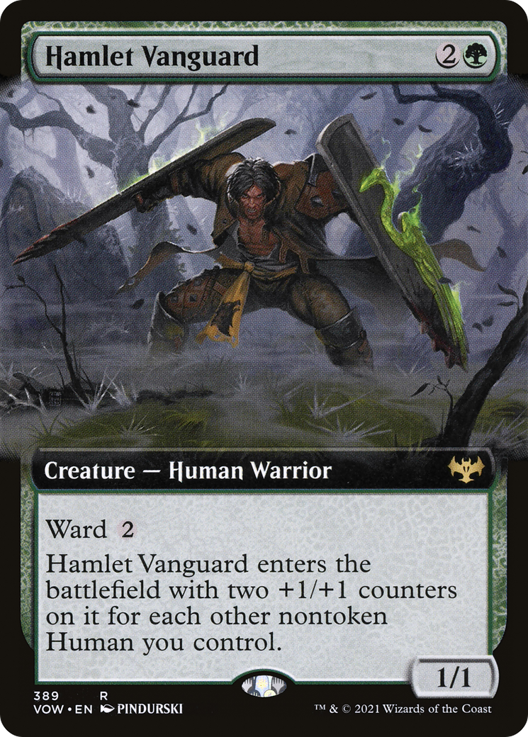 Hamlet Vanguard (Extended Art) (389) - Innistrad: Crimson Vow