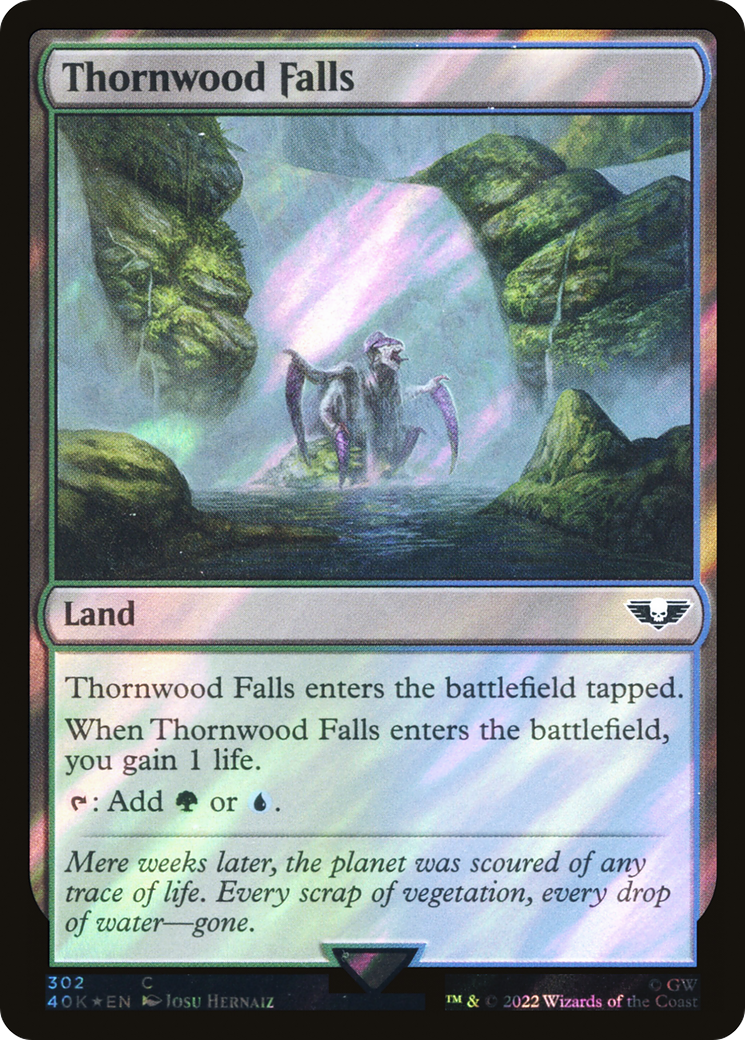 Thornwood Falls (302) Surge Foil - Warhammer 40,000 Commander