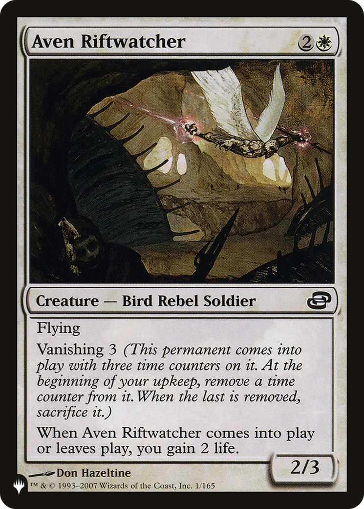 Aven Riftwatcher (PLC-1) - The List