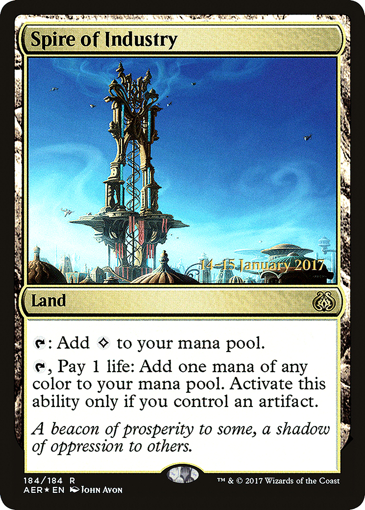 Spire of Industry (184) Foil - Aether Revolt Promos
