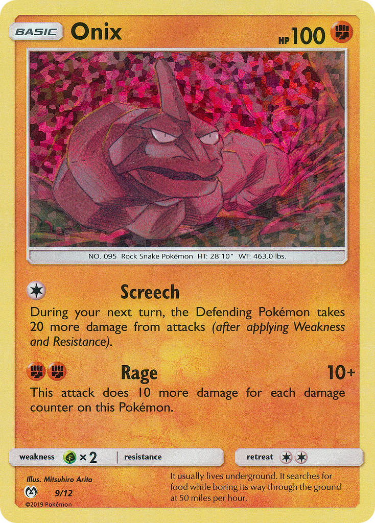 Onix - 9/12 (9) Holofoil - McDonalds Promos 2019