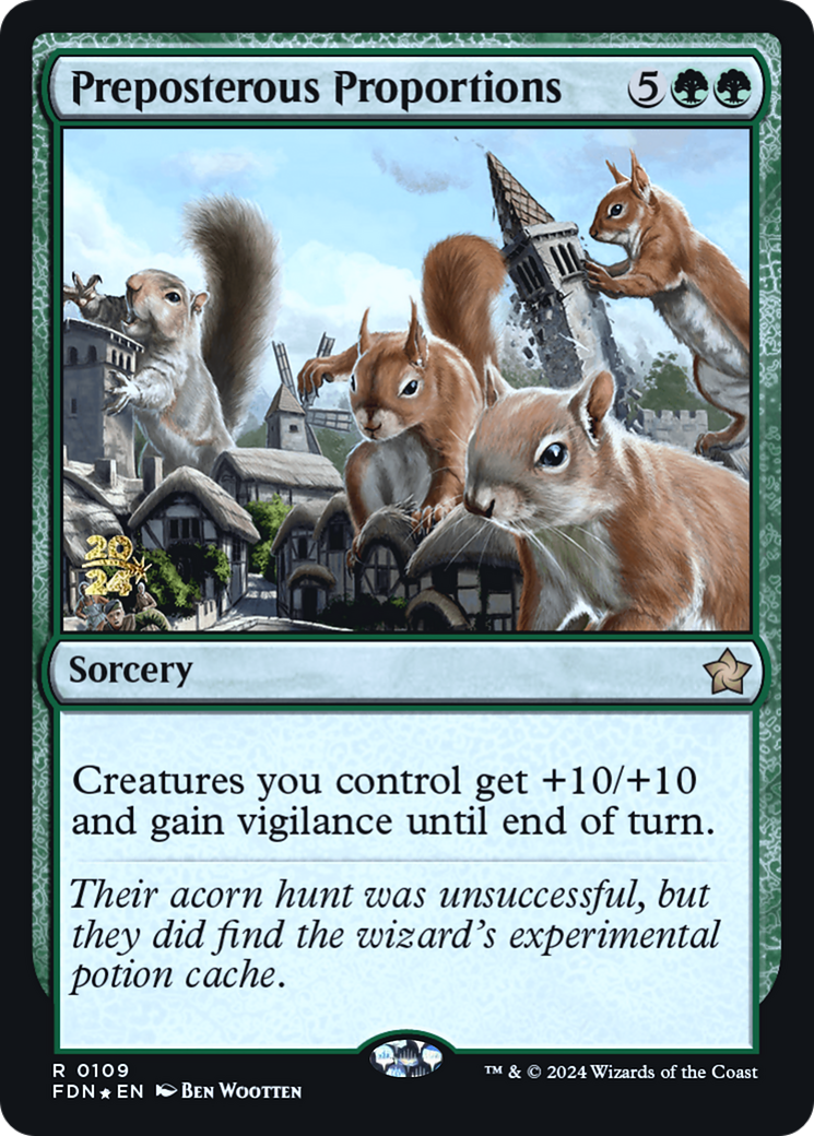 Preposterous Proportions Foil (109S)