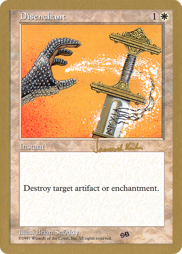 Disenchant - 1997 Janosch Kuhn (5ED) (SB) (Retro) - World Championship Decks 1997
