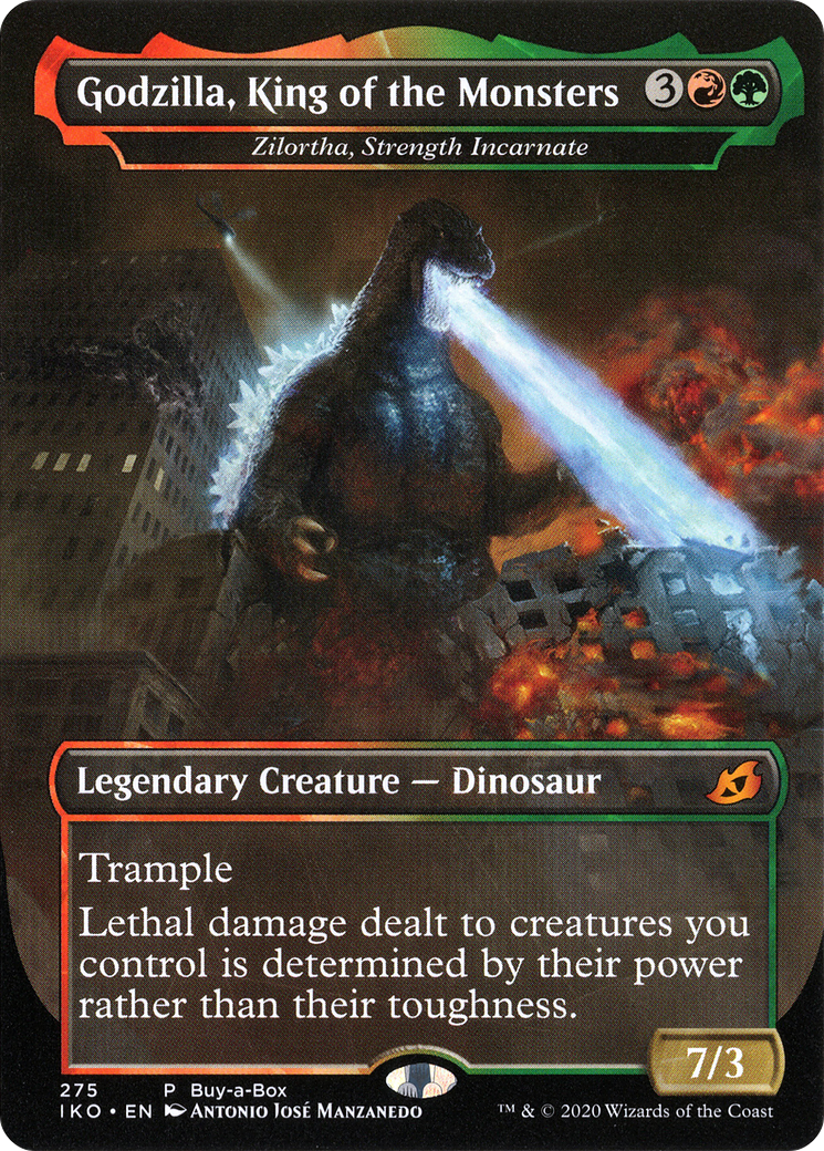 Godzilla, King of the Monsters – Zilortha, Strength Incarnate (275) Foil - Ikoria: Lair of Behemoths