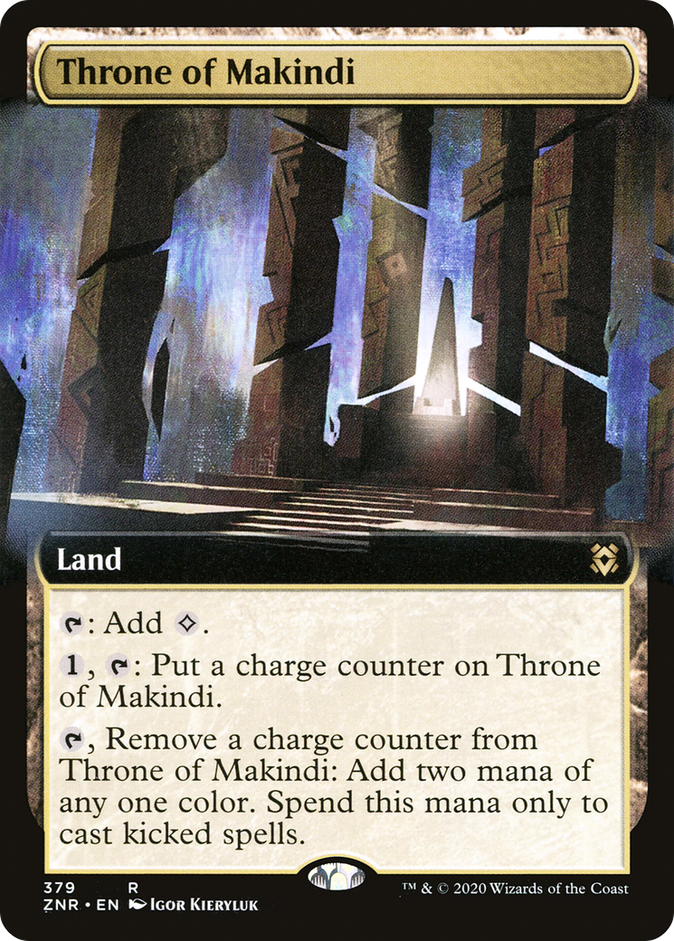 Throne of Makindi (Extended Art) (379) Foil - Zendikar Rising