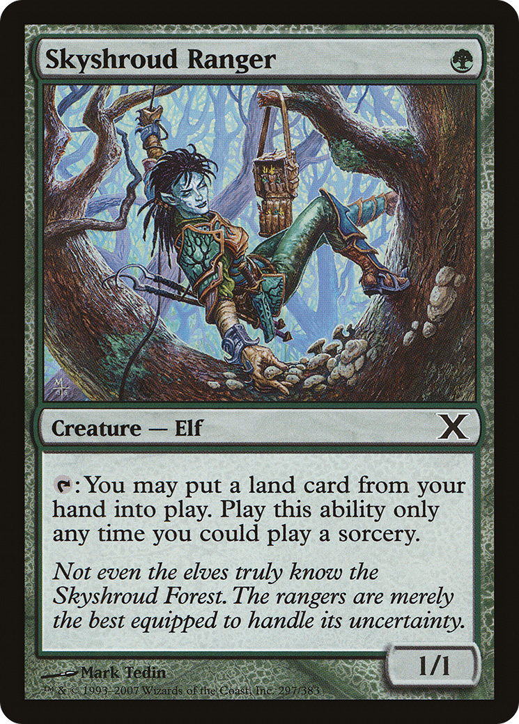 Skyshroud Ranger (297) Foil - Tenth Edition