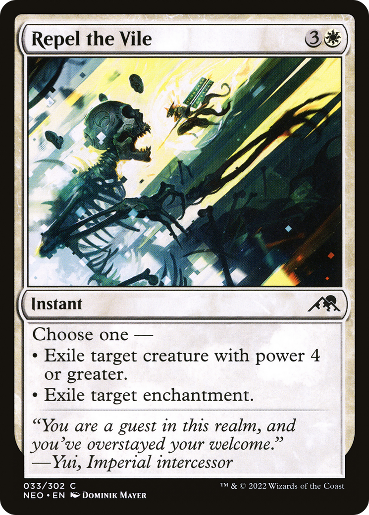 Repel the Vile (033) - Kamigawa: Neon Dynasty