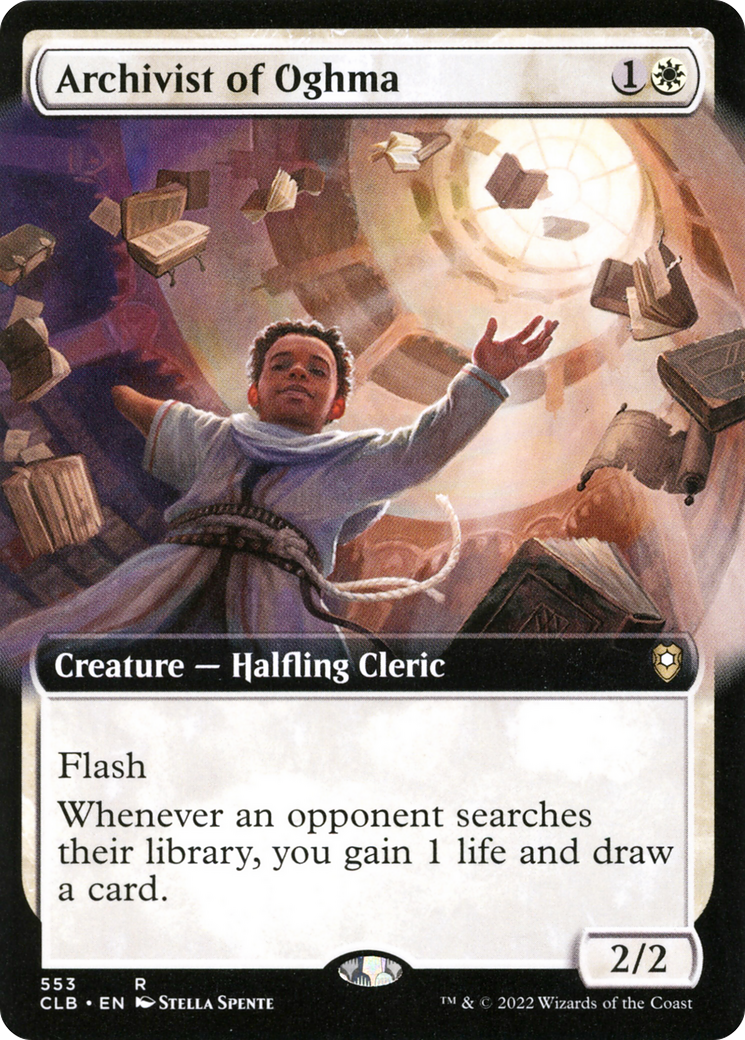 Archivist of Oghma (Extended Art) (553) - Commander Legends: Battle for Baldur's Gate