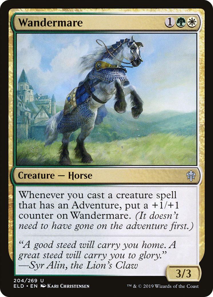 Wandermare (204) Foil - Throne of Eldraine