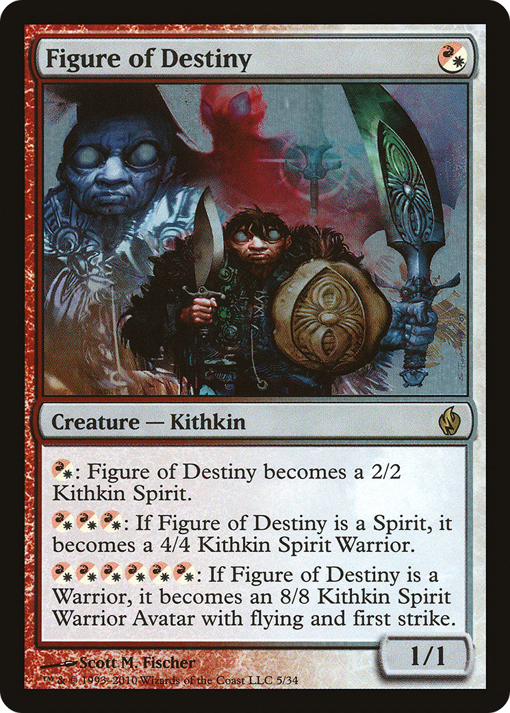 Figure of Destiny (005) Foil - Premium Deck Series: Fire and Lightning