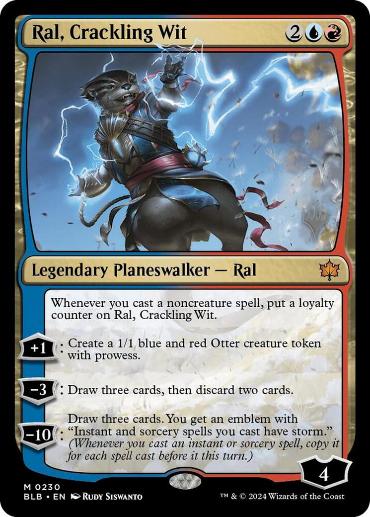Ral, Crackling Wit (230) - Bloomburrow Promos