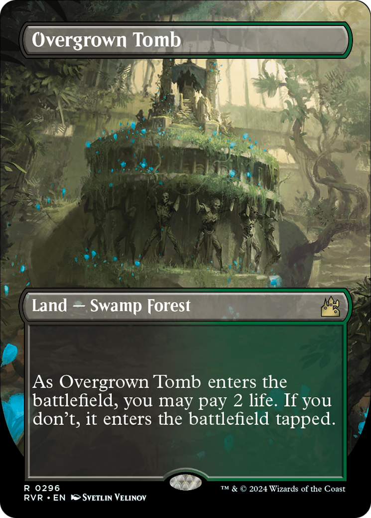 Overgrown Tomb (Borderless) (296) - Ravnica Remastered