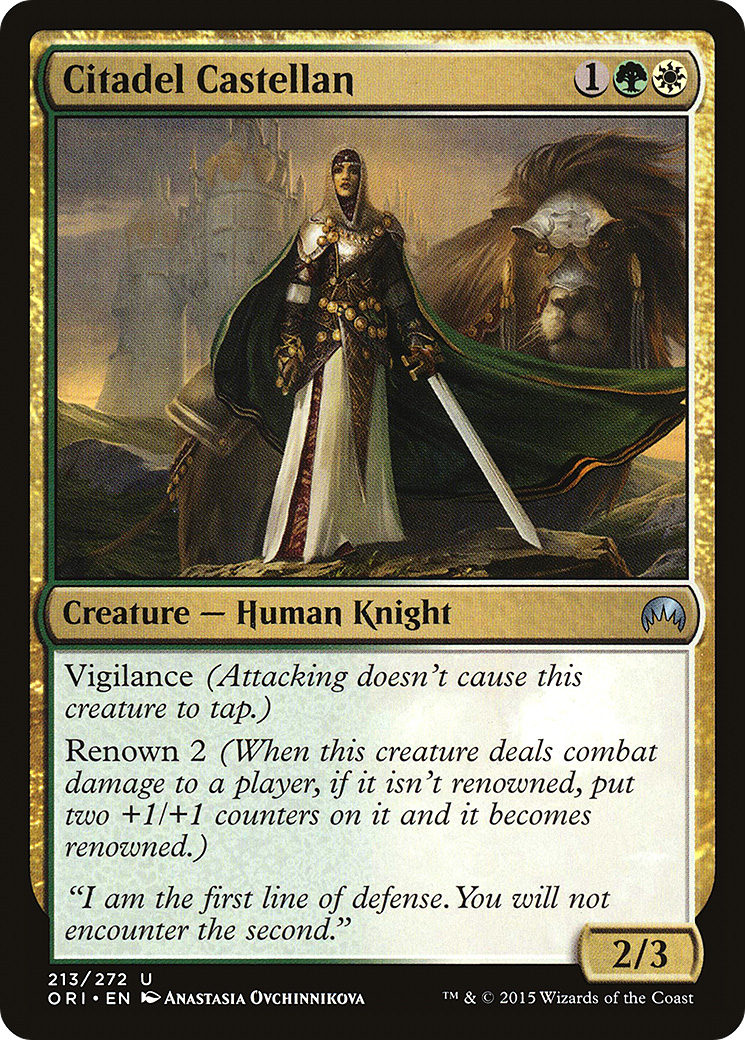 Citadel Castellan (213) Foil - Magic Origins