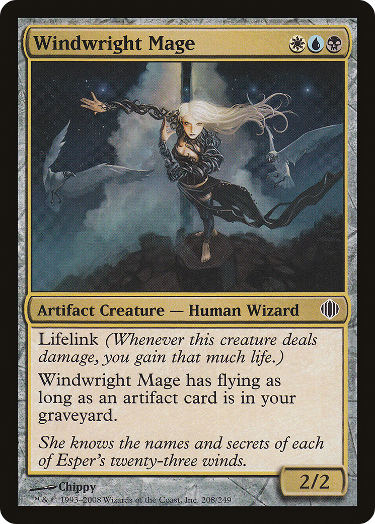 Windwright Mage (208) Foil - Shards of Alara