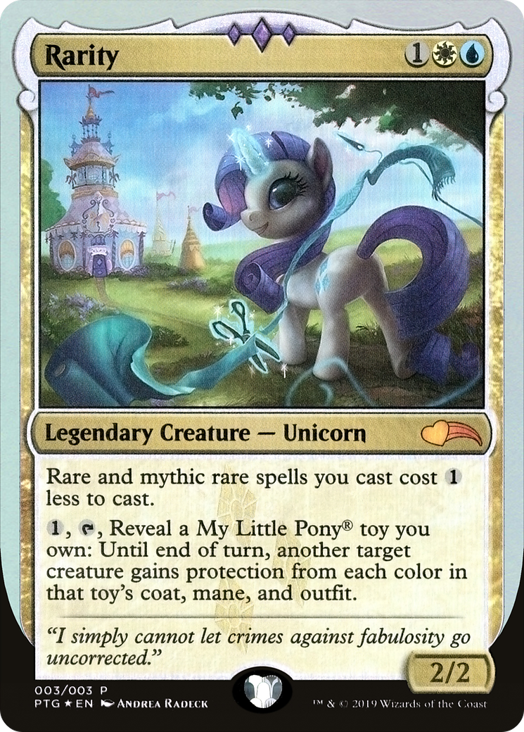 Rarity (003) Foil - Ponies: The Galloping