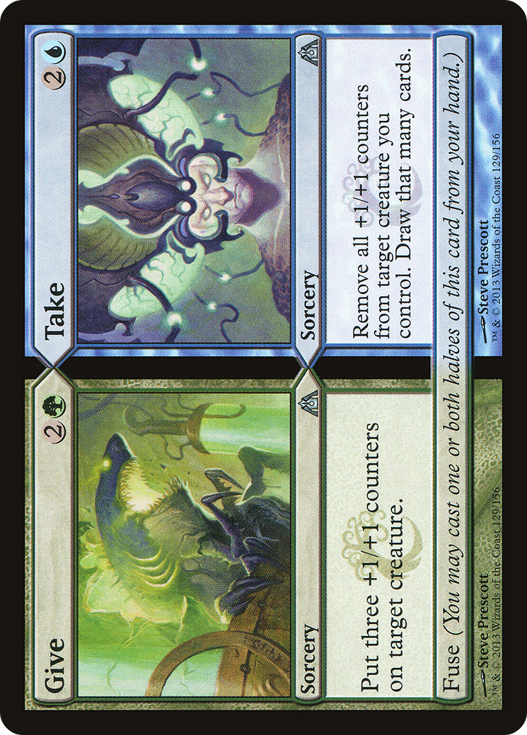 Give // Take (129) Foil - Dragon's Maze
