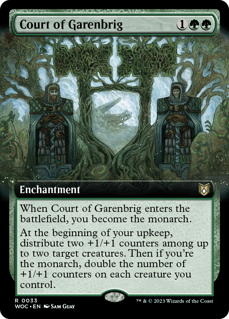 Court of Garenbrig (Extended Art) (033) Foil - Wilds of Eldraine Commander
