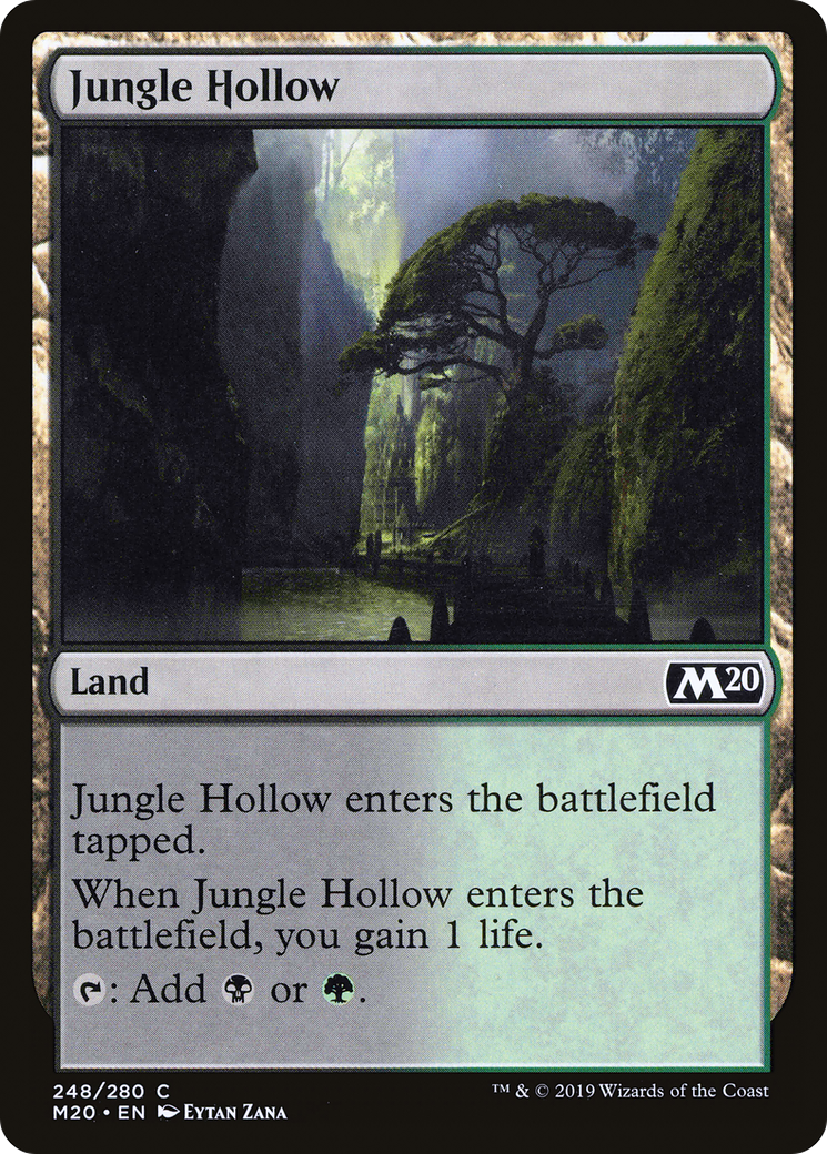 Jungle Hollow (248) Foil - Core Set 2020