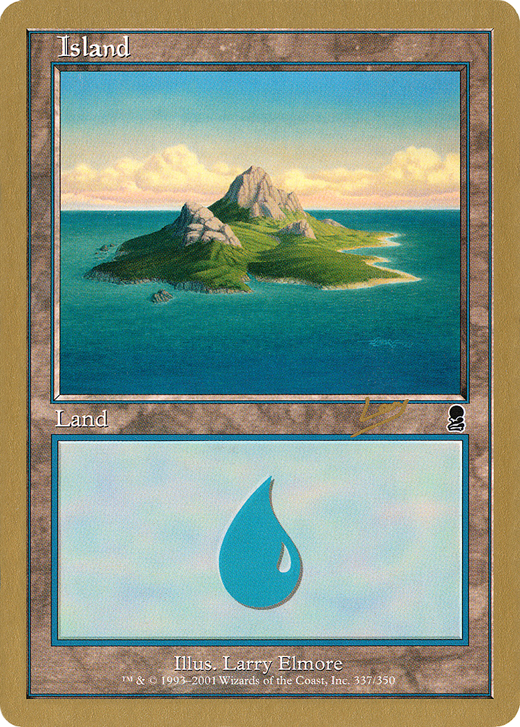 Island (337) - 2002 Raphael Levy (ODY) (Retro) - World Championship Decks 2002