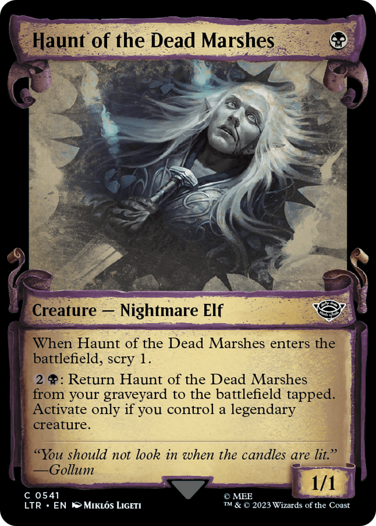 Haunt of the Dead Marshes (Showcase) (541) Foil - The Lord of the Rings: Tales of Middle-earth