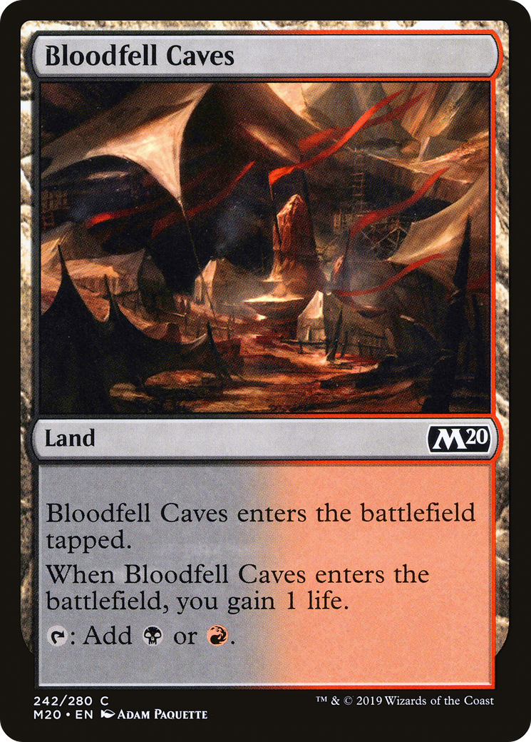 Bloodfell Caves (242) - Core Set 2020