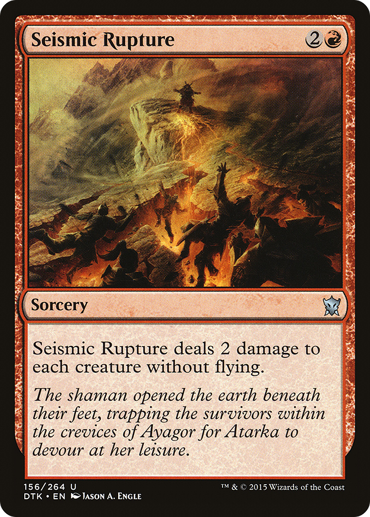 Seismic Rupture (156) - Dragons of Tarkir