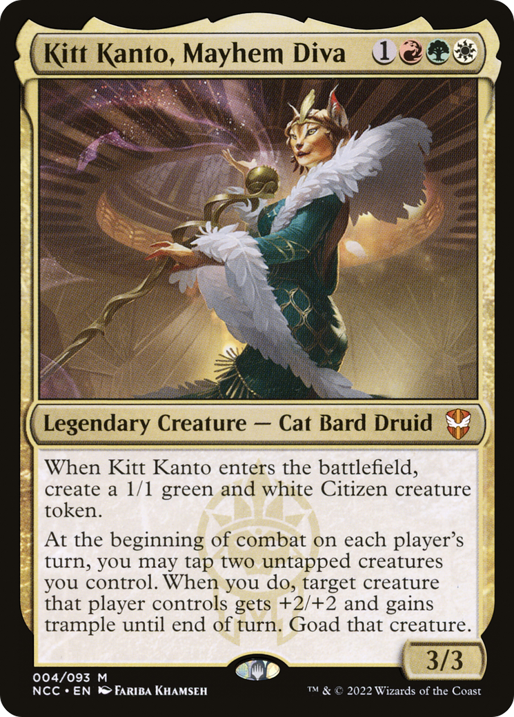 Kitt Kanto, Mayhem Diva (004) Foil - New Capenna Commander