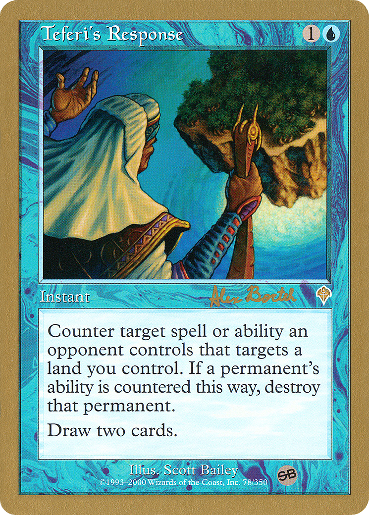 Teferi's Response - 2001 Alex Borteh (INV) (SB) (Retro) - World Championship Decks 2001