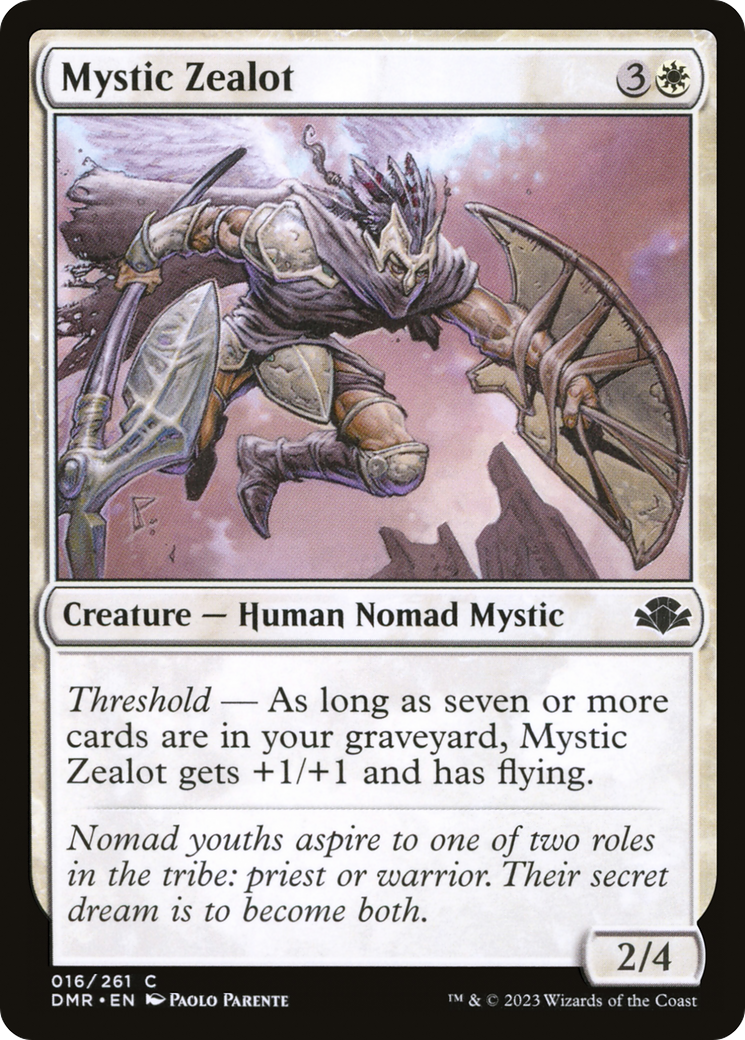 Mystic Zealot (016) Foil - Dominaria Remastered