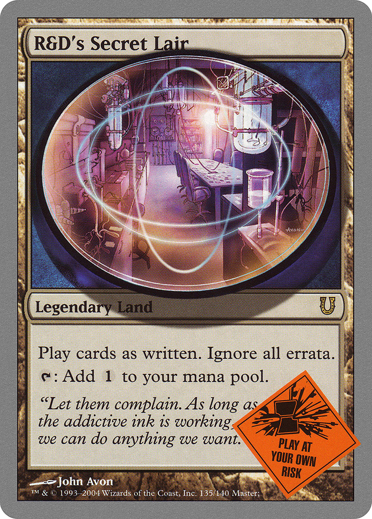 R&D's Secret Lair (135) Foil - Unhinged