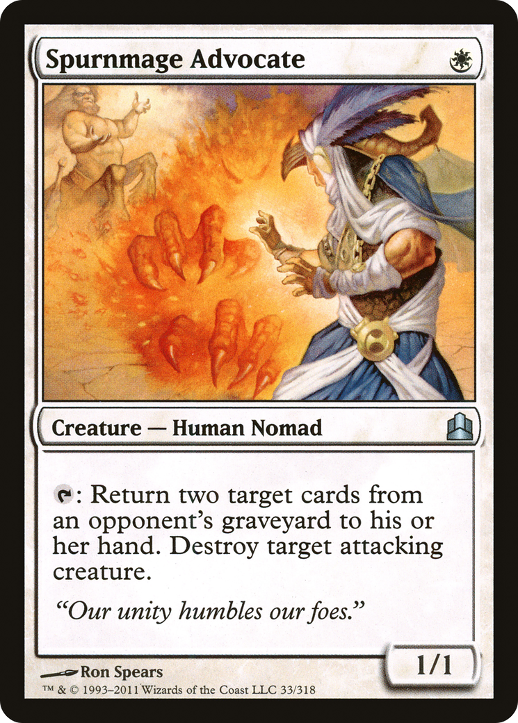 Spurnmage Advocate (033) - Commander 2011
