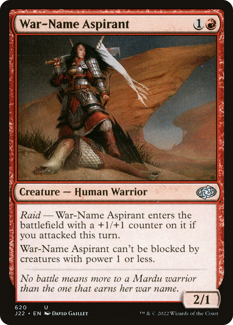 War-Name Aspirant (620) - Jumpstart 2022